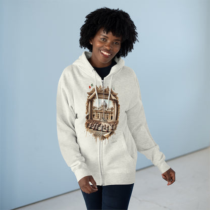 Hoodie Unisex Zip Saint Peter. JUBILEE 2025. Pilgrims Dawn