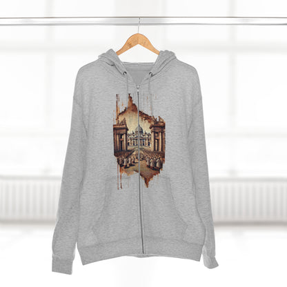 Hoodie Unisex Zip Saint Peter. JUBILEE 2025. Paths of Devotion